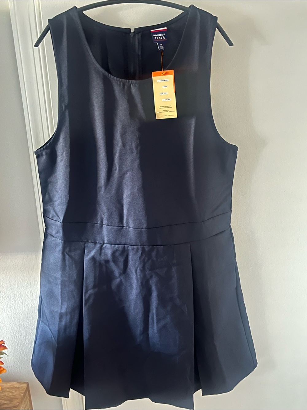 French Toast Navy Girls School Dress